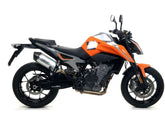 Silencioso ARROW Race-Tech de aluminio con fondo en carbono para KTM 790 Duke 2018-2020